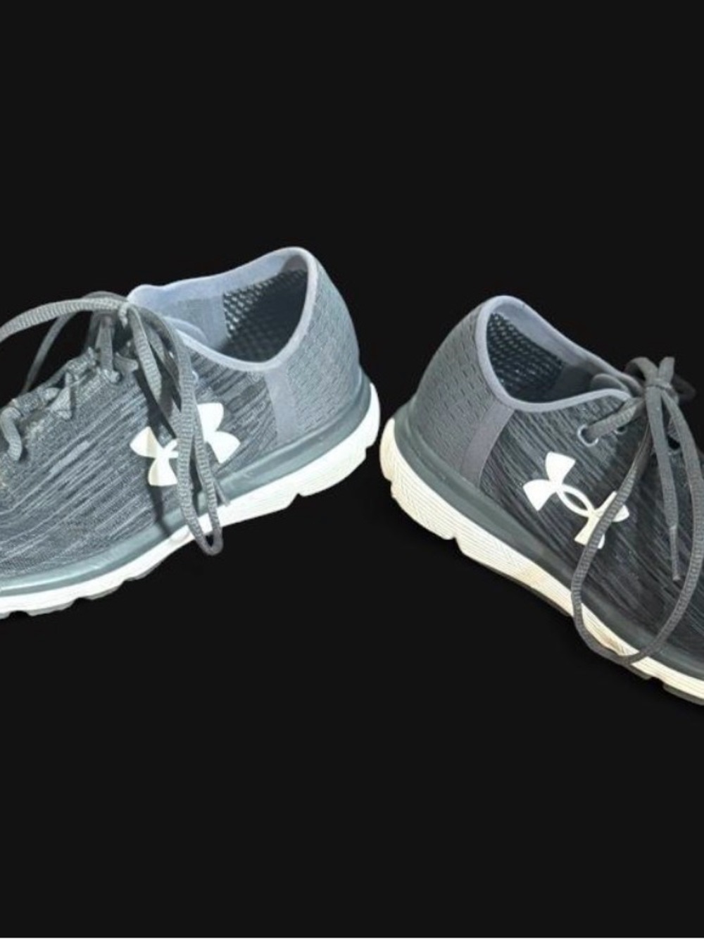 Under Armour Women’s Gray Knit Athletic Sneakers
